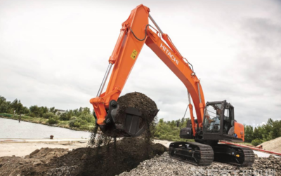 日立建機(jī)助力廣西旱改水項目
